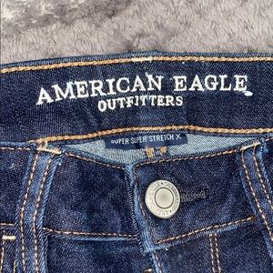 Dark blue American Eagle Jeans size 8!